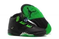 sport air jordan 5 retro basket jordan noir green